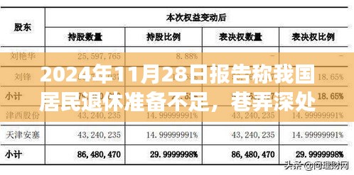 巷弄深处的秘密，我国居民退休准备不足的现状与背后的故事（2024年11月28日报道）