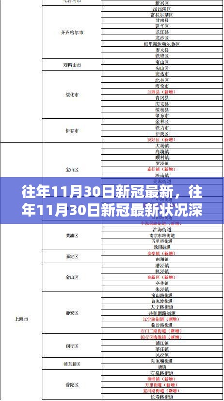 往年11月30日新冠病毒最新状况深度评测与评估报告