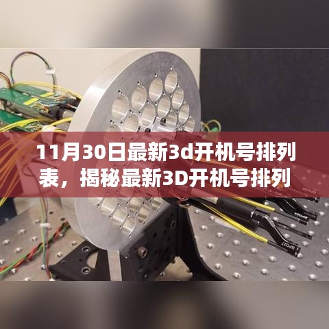 揭秘最新3D开机号排列表，十一月三十日科技里程碑揭晓