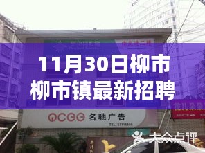 柳市柳市镇11月30日最新招聘热潮，热门岗位等你来挑战！