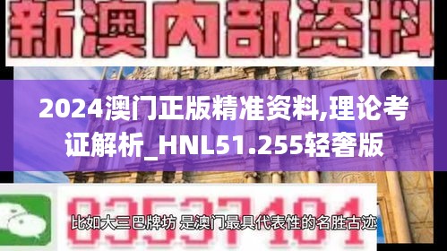 2024澳门正版精准资料,理论考证解析_HNL51.255轻奢版