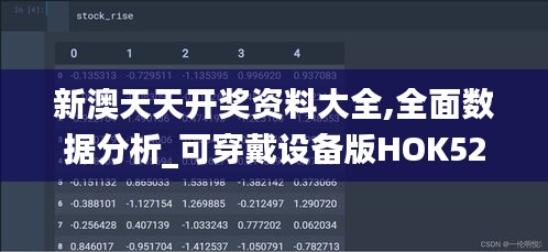 新澳天天开奖资料大全,全面数据分析_可穿戴设备版HOK52.720