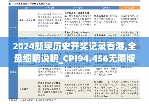 2024新奥历史开奖记录香港,全盘细明说明_CPI94.456无限版