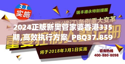 2024正版新奥管家婆香港335期,高效执行方案_PBQ37.859经典版