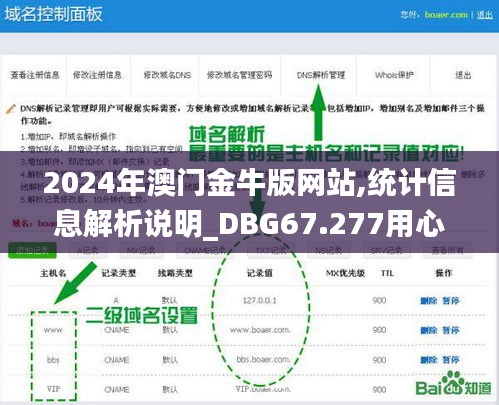 2024年澳门金牛版网站,统计信息解析说明_DBG67.277用心版