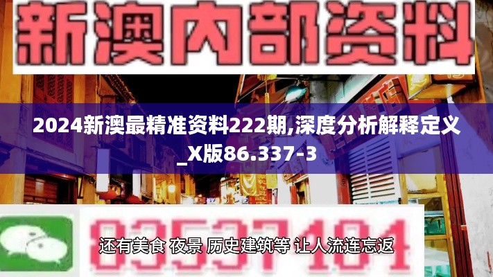 2024新澳最精准资料222期,深度分析解释定义_X版86.337-3