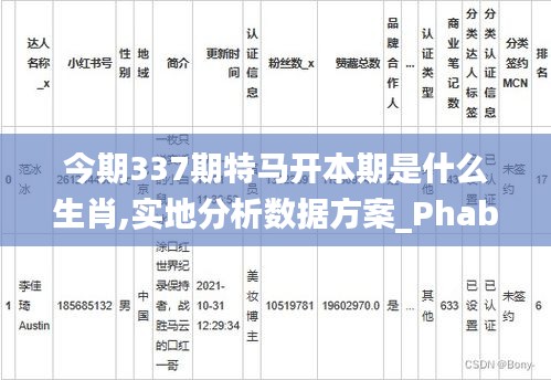 今期337期特马开本期是什么生肖,实地分析数据方案_Phablet54.449-2