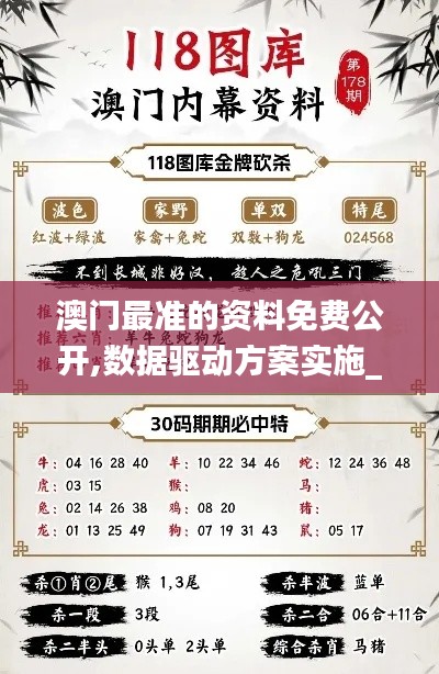 澳门最准的资料免费公开,数据驱动方案实施_尊贵版20.288-3