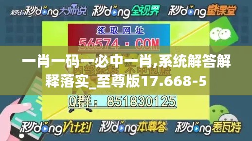 一肖一码一必中一肖,系统解答解释落实_至尊版17.668-5