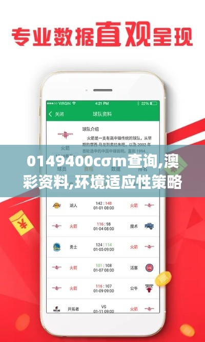 0149400cσm查询,澳彩资料,环境适应性策略应用_AR版21.693-7