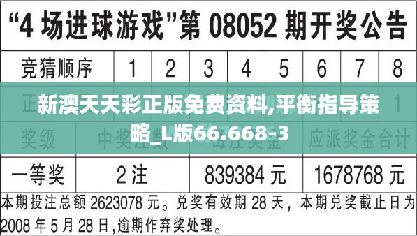 新澳天天彩正版免费资料,平衡指导策略_L版66.668-3