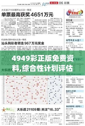 4949彩正版免费资料,综合性计划评估_专业款157.126-2