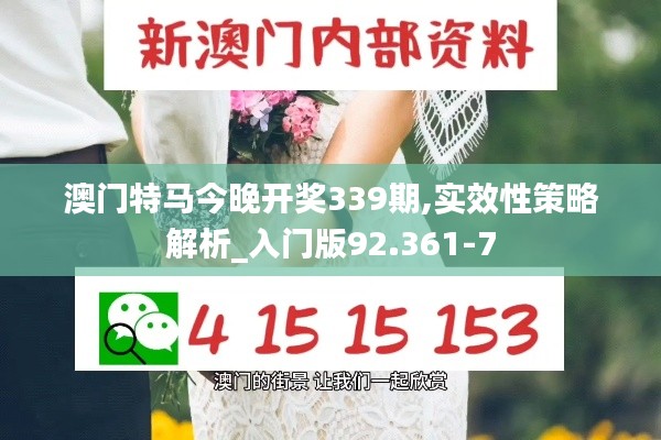 澳门特马今晚开奖339期,实效性策略解析_入门版92.361-7