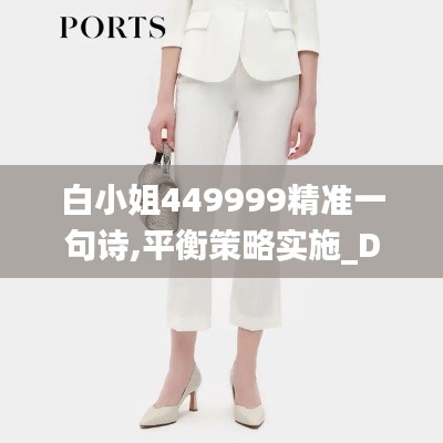 白小姐449999精准一句诗,平衡策略实施_DP22.852-9