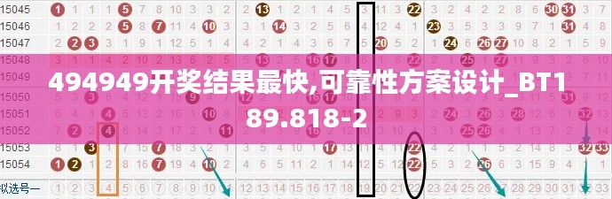 494949开奖结果最快,可靠性方案设计_BT189.818-2