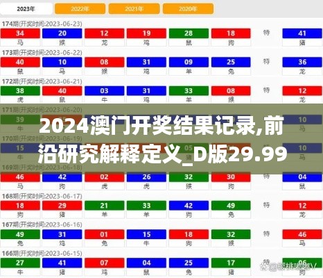 2024澳门开奖结果记录,前沿研究解释定义_D版29.992-3