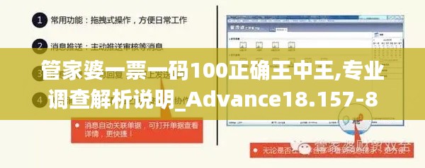 管家婆一票一码100正确王中王,专业调查解析说明_Advance18.157-8