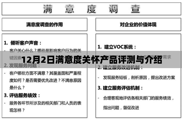 12月2日满意度关怀产品评测与详解