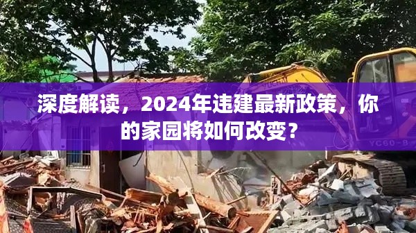 深度解读，2024年违建新政，家园变革展望