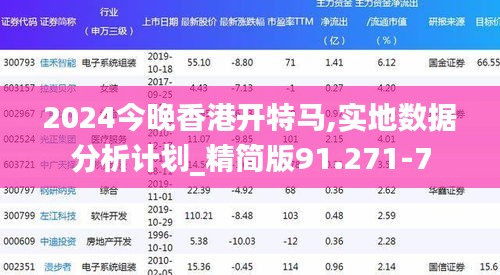 2024今晚香港开特马,实地数据分析计划_精简版91.271-7