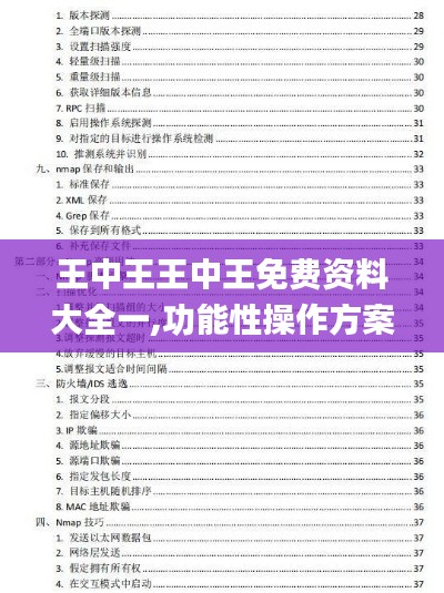 王中王王中王免费资料大全一,功能性操作方案制定_Linux48.633-6