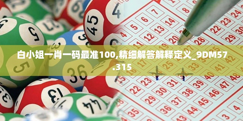 白小姐一肖一码最准100,精细解答解释定义_9DM57.315