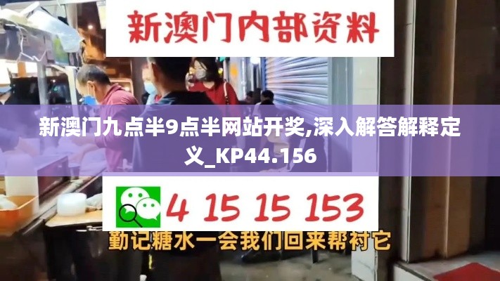 新澳门九点半9点半网站开奖,深入解答解释定义_KP44.156