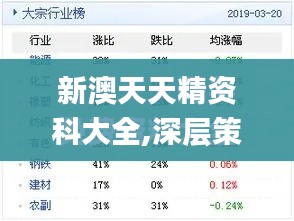 新澳天天精资科大全,深层策略执行数据_3K134.720