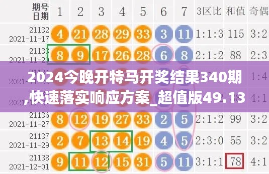 2024今晚开特马开奖结果340期,快速落实响应方案_超值版49.132-2