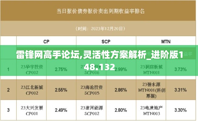 雷锋网高手论坛,灵活性方案解析_进阶版148.132