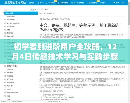 初学者到进阶用户全攻略，传感技术学习与实践步骤（12月4日版）