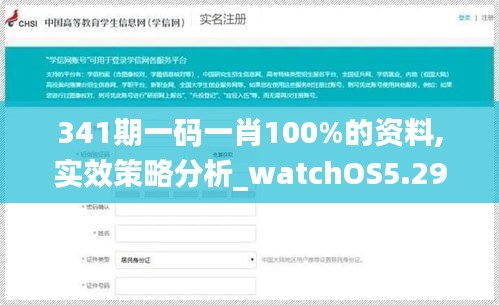 341期一码一肖100%的资料,实效策略分析_watchOS5.290