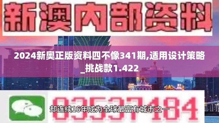 2024新奥正版资料四不像341期,适用设计策略_挑战款1.422