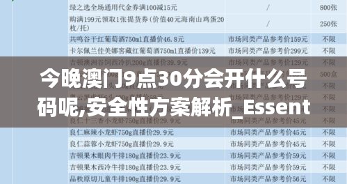 今晚澳门9点30分会开什么号码呢,安全性方案解析_Essential8.751