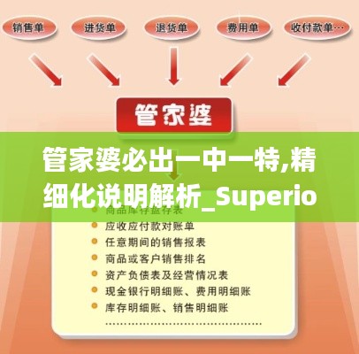 管家婆必出一中一特,精细化说明解析_Superior10.105