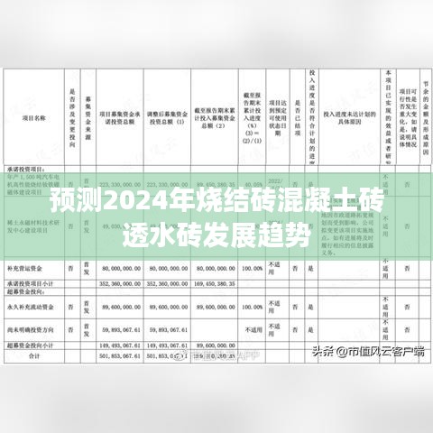 2024年烧结砖、混凝土砖与透水砖发展趋势展望