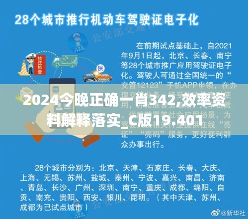 2024今晚正确一肖342,效率资料解释落实_C版19.401