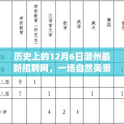 潮州最新招聘网与探索自然美景之旅，历史上的十二月六日回顾