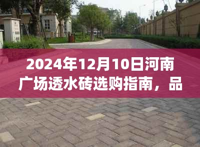 2024年河南广场透水砖选购攻略，品质与信誉并重