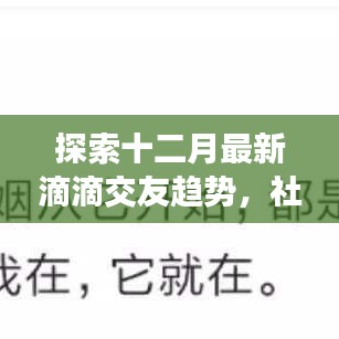 探索十二月滴滴交友新趋势，社交变革与互动体验升级