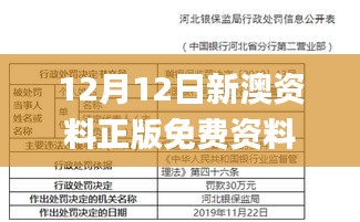 12月12日新澳资料正版免费资料,实际应用解析说明_4DM6.922