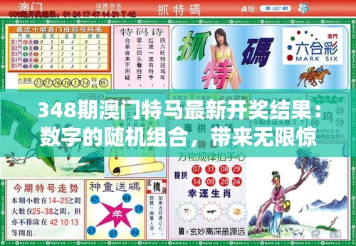 348期澳门特马最新开奖结果：数字的随机组合，带来无限惊喜