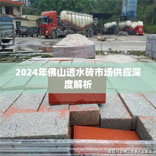 2024年佛山透水砖市场供应深度解析报告