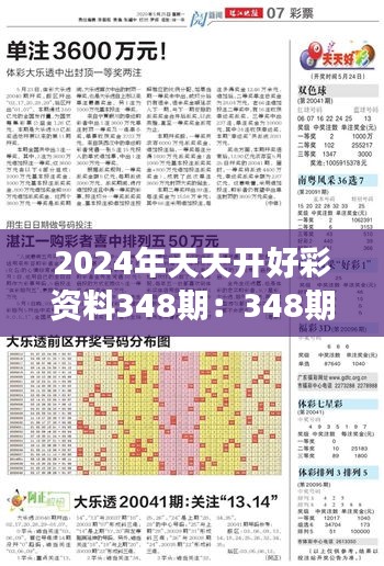 2024年天天开好彩资料348期：348期资料的深度解读与投资指南