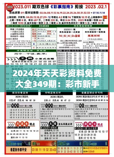 2024年天天彩资料免费大全349期：彩市新手的指引灯塔