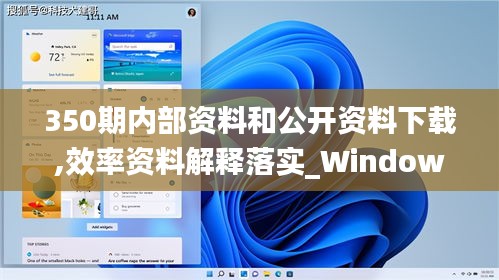 350期内部资料和公开资料下载,效率资料解释落实_Windows4.587