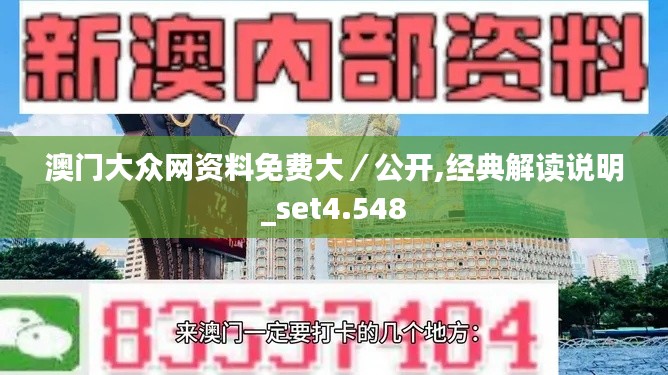 澳门大众网资料免费大／公开,经典解读说明_set4.548