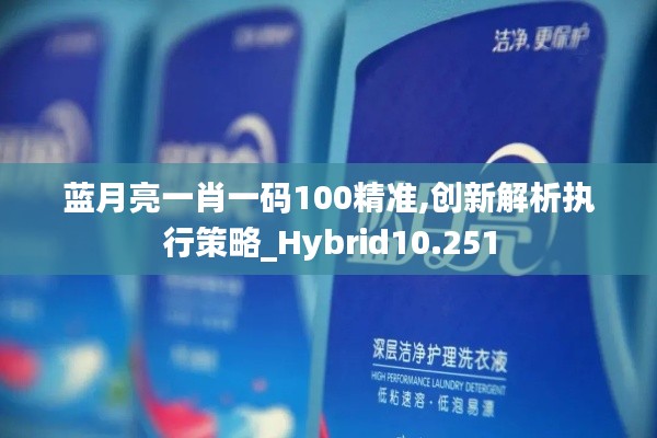 蓝月亮一肖一码100精准,创新解析执行策略_Hybrid10.251