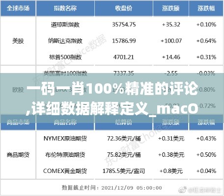 一码一肖100%精准的评论,详细数据解释定义_macOS8.754