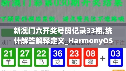 新澳门六开奖号码记录33期,统计解答解释定义_HarmonyOS4.679